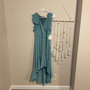 NWT Seafoam High-Low Dress